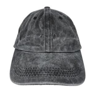 Unbranded Men's Slideback Hat Gray Adjustable Blank 100% Cotton